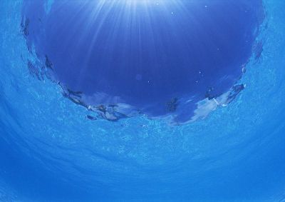 摄影-蓝色阳光 海洋