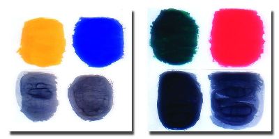组合画－五彩斑斓 彩绘 抽象