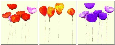 组合画－花卉 静物 彩绘