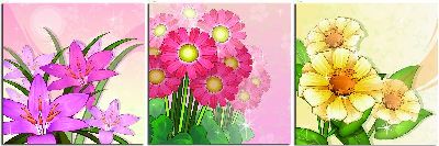 组合画－五彩花卉 花,花卉,彩绘