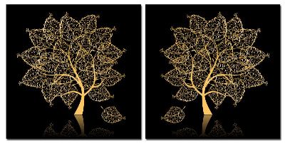 组合画-金丝树 抽象,金丝树
