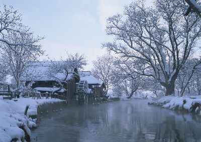 摄影-乡村雪景