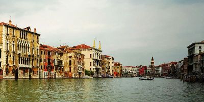 简约画-水城威尼斯 威尼斯,风景装饰画